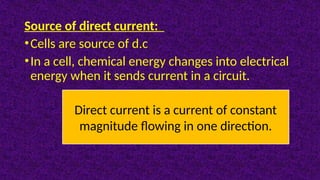 Understanding Current Electricity: Sources and Types of Direct Current ...