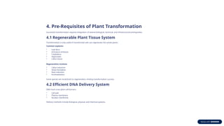 Comprehensive Guide to Plant Transformation: Basics, Methods, and ...