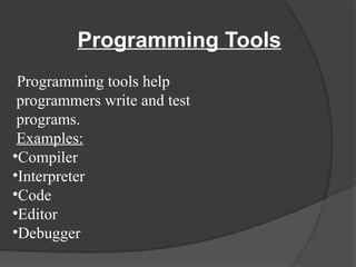Comprehensive Introduction to Programming Fundamentals and Tools | PPTX