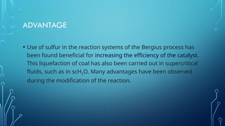 Comprehensive Overview of the Bergius Process for Synthetic Fuel ...