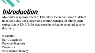 Comprehensive Overview of Molecular Diagnosis Techniques in Genetic ...