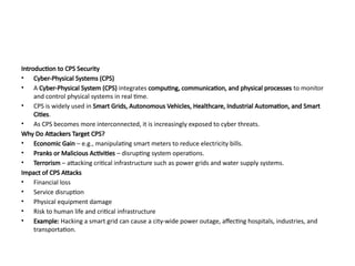 Comprehensive Overview of Cyber-Physical Systems and Their Security ...