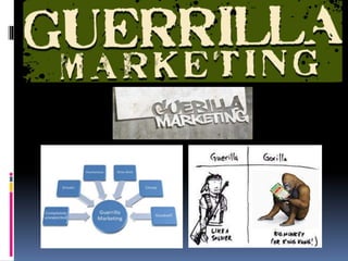 1. What is ‘Guerilla Marketing’?
 The term guerrilla marketing was inspired by
guerrilla warfare which is a form of irreg...
