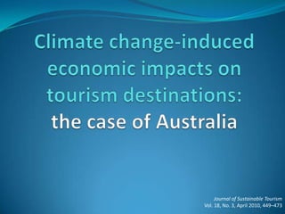 Journal of Sustainable Tourism
Vol. 18, No. 3, April 2010, 449–473
 