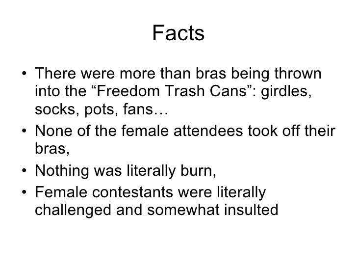 Presentation1 Bra Burning