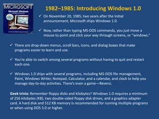 History of Windows | PPTX