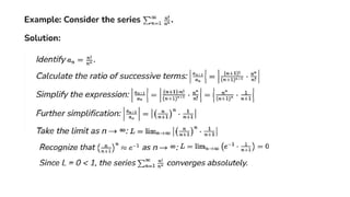Comprehensive Guide to Convergence Tests for Infinite Series and ...