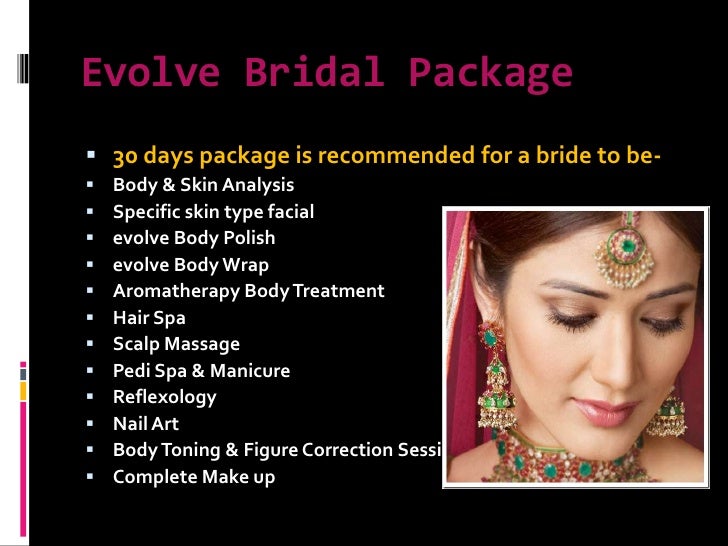 pre bridal packages