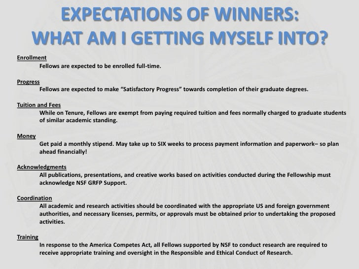 nsf presentation 1 introduction nsf grfp format