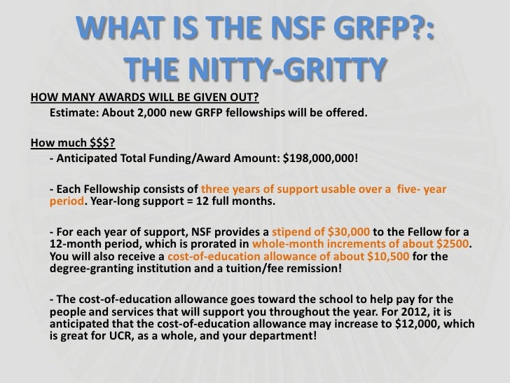 nsf presentation 1 introduction nsf grfp format