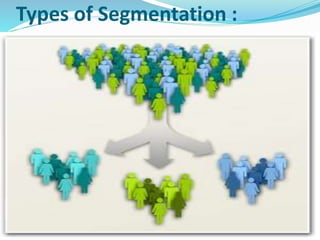Types of Segmentation :
 