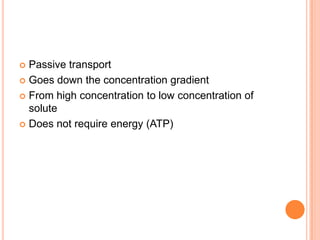 Presentation1 osmosis and diffusion | PPT