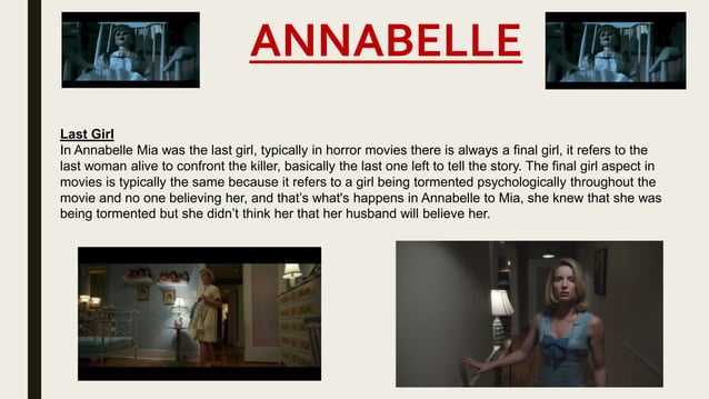 Annabelle Opening Scene Study | PPT