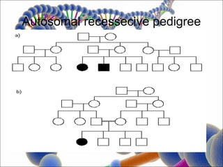 Autosomal recessecive pedigree
 