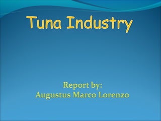 tuna industry