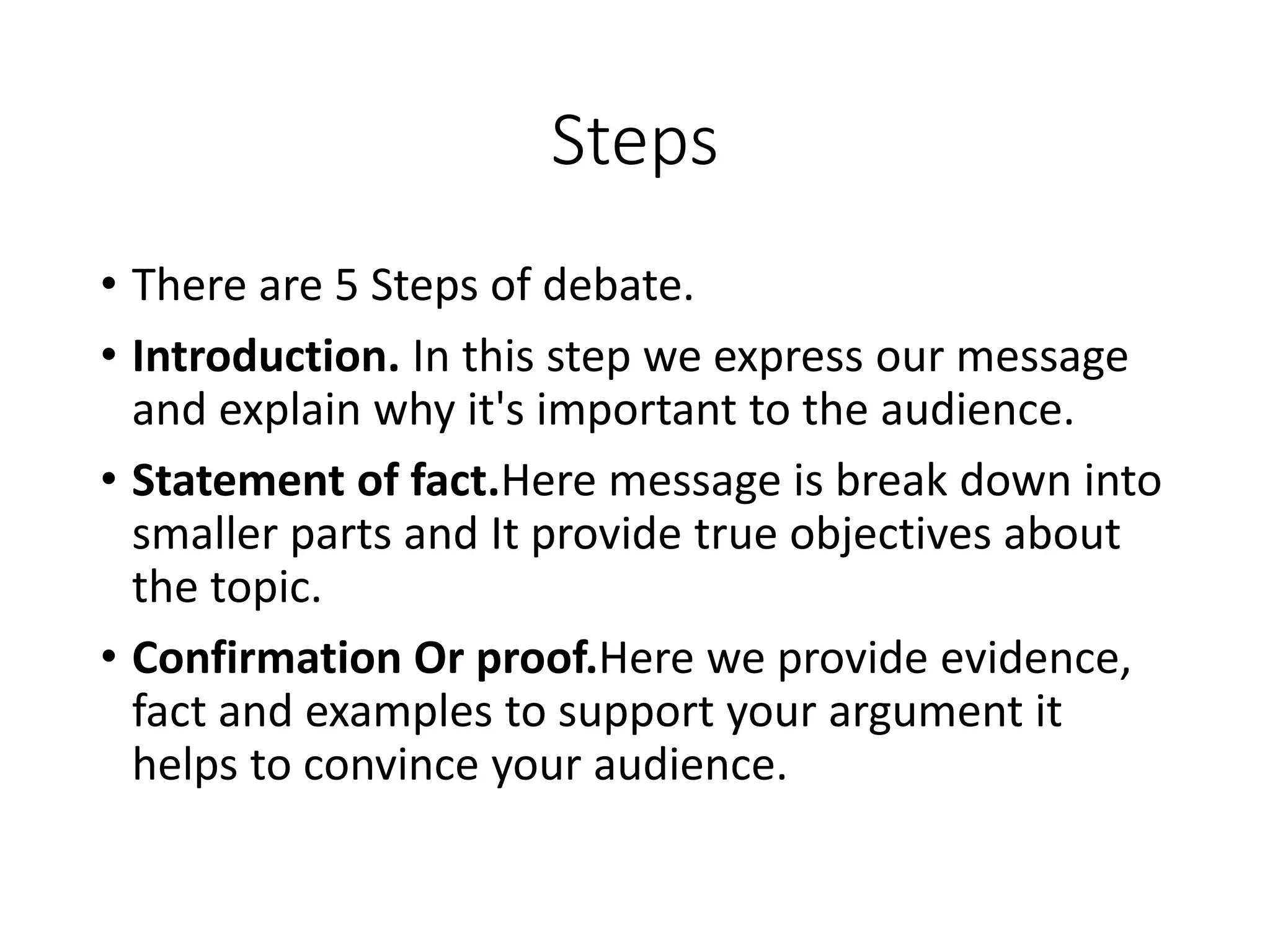 Debate ppt for students of education department | PPTX