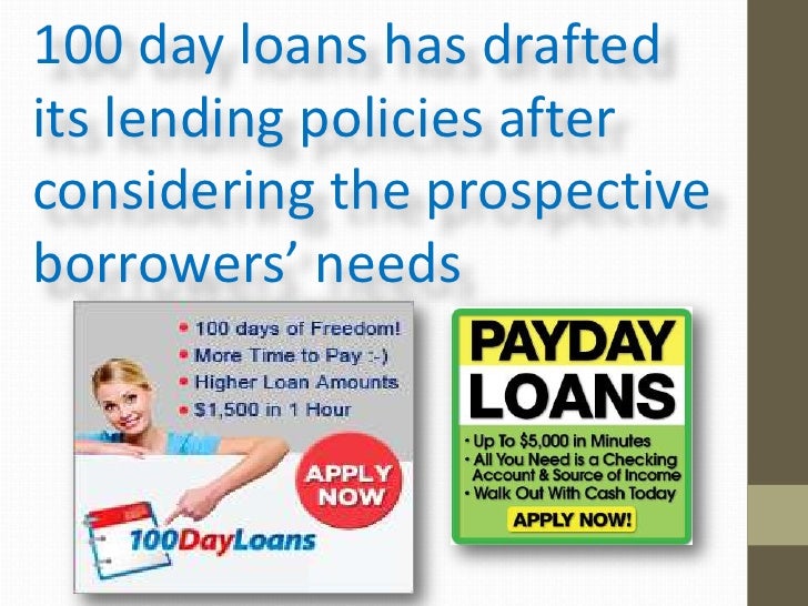 100 Day Loans