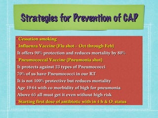 community acquired pneumonia (CAP)