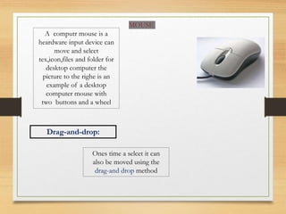 computer project. | PPTX | Computer Peripherals | Computing