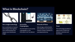 Blockchain Importance in Digital Marketing | PPTX