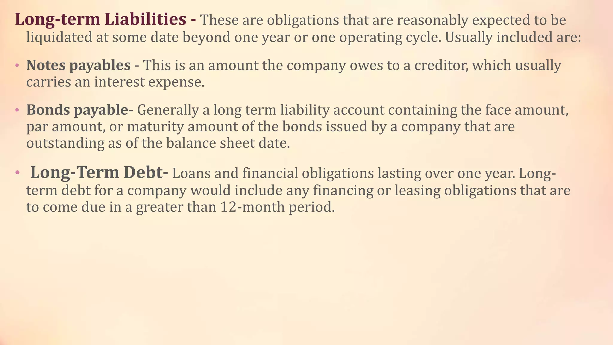 Balance Sheet | PPTX
