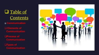 Communication Resources | PPTX