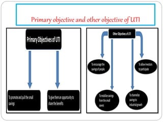 Primary objective and other objective of UTI
 
