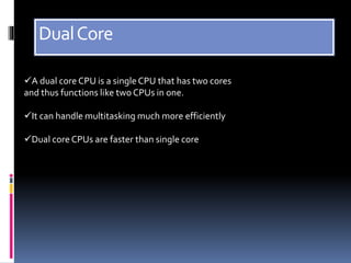 CPU and Storage devices | PPTX