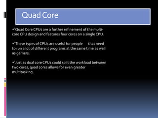 CPU and Storage devices | PPTX