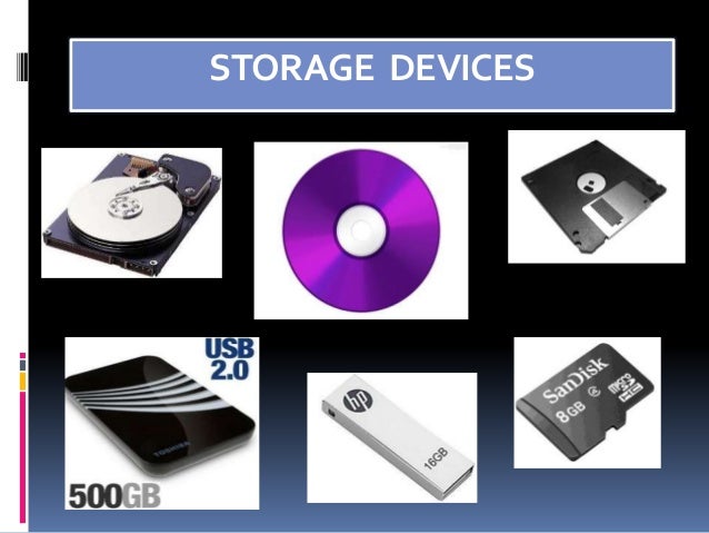 CPU and Storage devices
