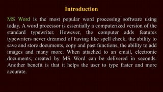 MS Word 