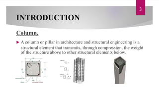 Column Introduction CONSTRUCTION TECHNOLOGY COSTING OF COLUMN | PPTX