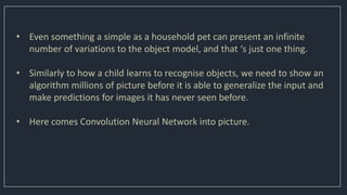 CNN Machine learning DeepLearning | PPTX