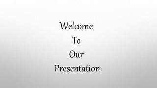 Welcome
To
Our
Presentation
 