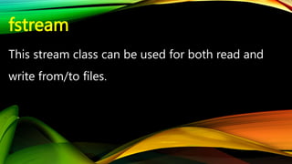 File Handling | PPT