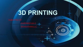 3 D printing technology and it's working | PPTX