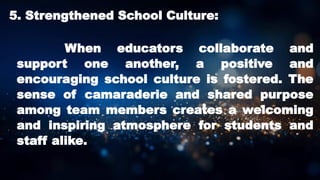 CLASSROOM PRACTICES THAT ENCOURAGE, COLLABORATION, REFLECTION | PPTX