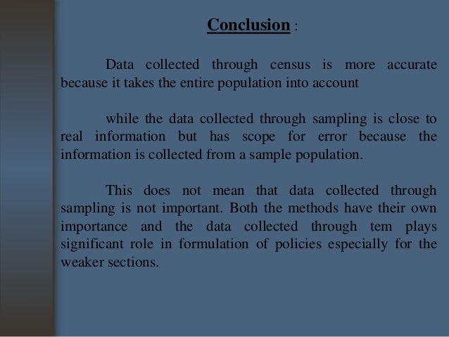 Difference between census and sampling pdf