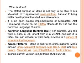 Overview of .Net Framework | PPTX