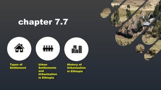 Comprehensive Analysis of Settlement Types and the Historical ...
