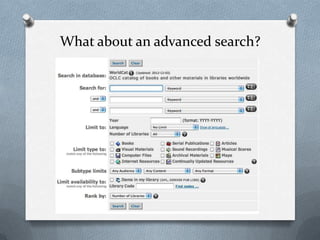 What about an advanced search?
 