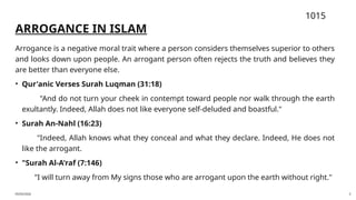 Walk In Arrogance Negative effects of arrogance on humans and society | PPTX