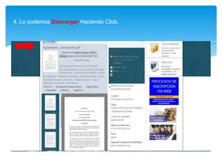4. Lo podemos Descargar Haciendo Click.
 