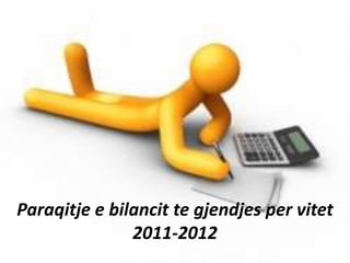 Paraqitje e bilancit te gjendjes per vitet
2011-2012

 