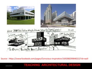 Teaching Building Design Teaching Architectural design | PPTX