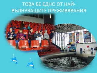 ТОВА БЕ ЕДНО ОТ НАЙ-
ВЪЛНУВАЩИТЕ ПРЕЖИВЯВАНИЯ
 