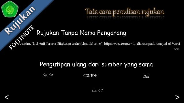 Kutipan dan rujukan