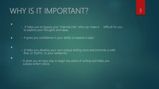 what is freewriting | PPT