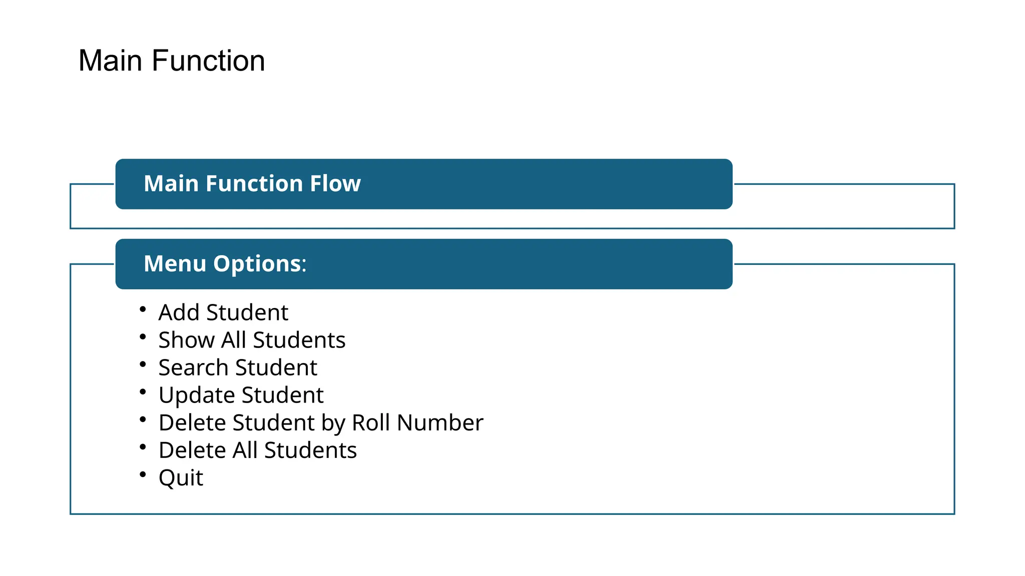 Student Management Database Slides Pptx