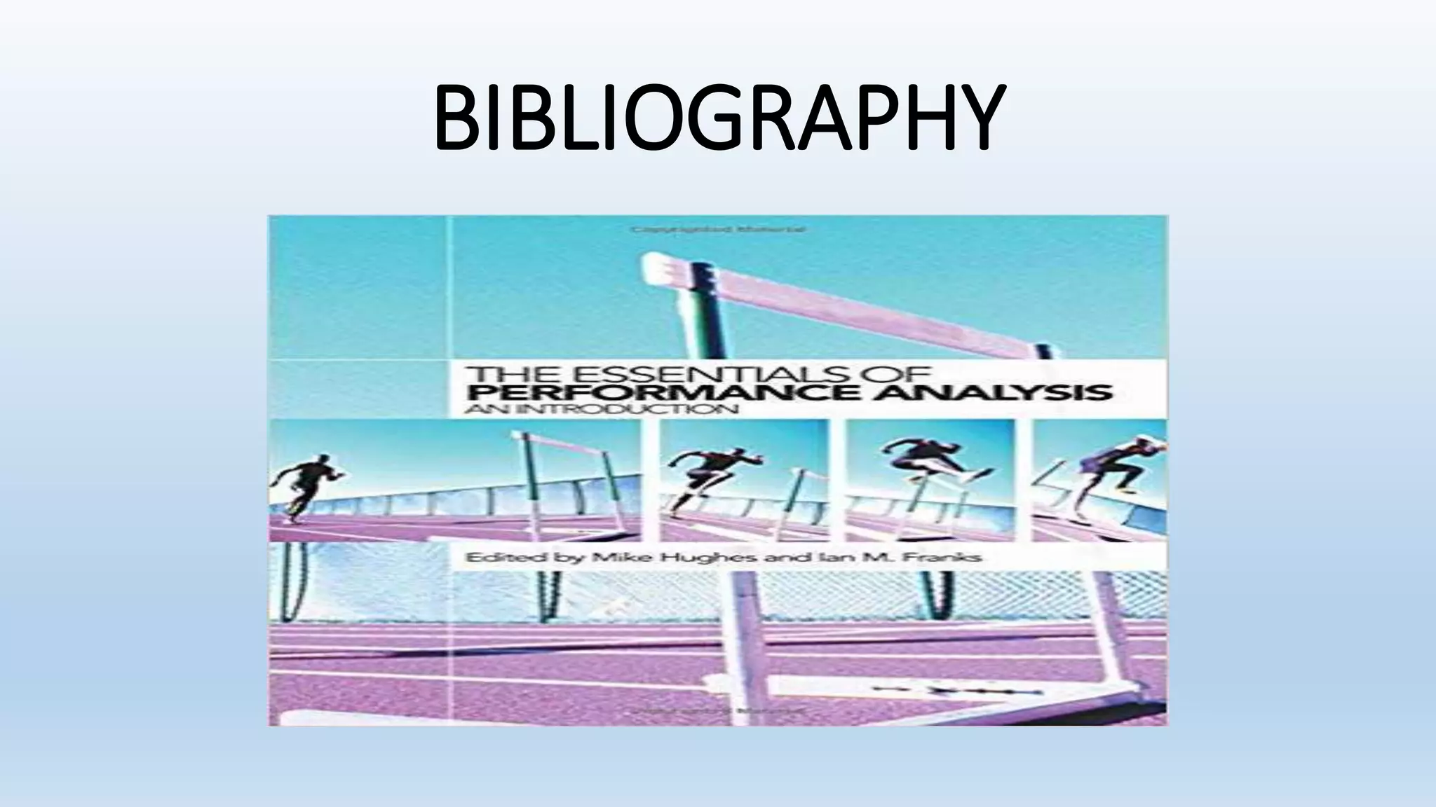 BIBLIOGRAPHY